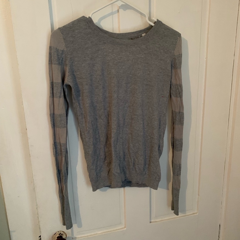 Rip Curl brand size small stripe sleeve open back top